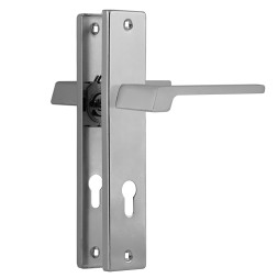 Ручка двер. на планке 111-85мм (хром) "Нора-М"