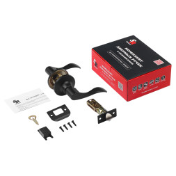 Защелка м/к  ЗВ1-05 ISPARUS (черный) НОРА-М