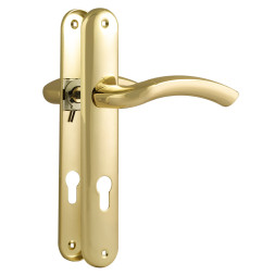 Ручка двер. на планке 23-85мм (золото) "Нора-М"