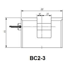 Замок навесной ЗЕНИТ ВС2-3