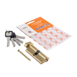 Цилиндр.мех-м ЛПУВ-60 (латунь) (30-30)  "Нора-М"