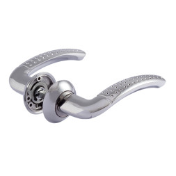 Ручка дверная AL 96А AL хром "Нора-М"