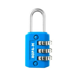 Замок навесной кодовый 604 (голубой) "Нора-М"
