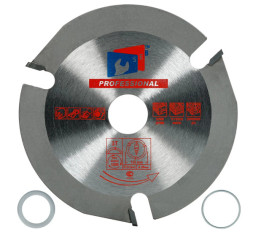 Диск пильный по дереву трехзубый для УШМ 125