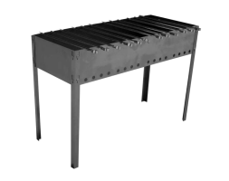 Мангал сборный "Шашлычник" (700*300*700) 12 шамп.410мм, сталь 0,7мм (в г/коробке)