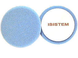 Полировальный круг из поролона D150 T25мм среднежесткий синий. ISISTEM NORMA Blue (из кор.)