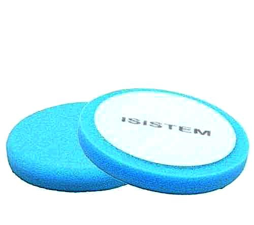 Полировальный круг из поролона D150 T25мм среднежесткий синий. ISISTEM NORMA Blue (из кор.)