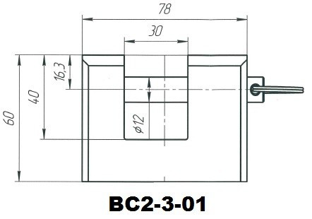 Замок навесной ЗЕНИТ ВС2-3-01
