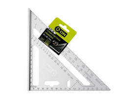 Угольник столярный алюминиевый, 185*185* 4 мм ( "Свенсона") ON