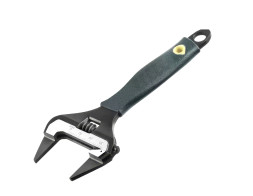 Ключ разводной 200мм тонкие губки с фрезерной проточкой СТРОНГ