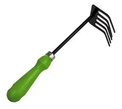 Грабельки 5-ти зуб.прямые (дерев.ручка) FT 401-I