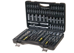 Набор инструмента ER-TK172 1/4"&amp;1/2"DR 6-гранный 172 предмета ТК ЭВРИКА