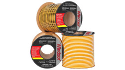 Уплотнитель для окон 21 D 100м 9*7,5мм (черный) WINDOOR (уп.1/6шт)