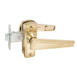 Защелка врезная ЗЕНИТ ЗЩ2.01 золото лак