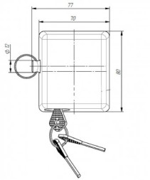 Замок навесной закрытый ЗЕНИТ ВС2-10-01