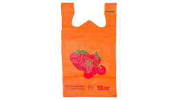 Пакет п/э "Клубника" (300*80*550) 100шт