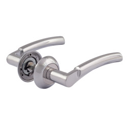 Ручка дверная AL 99А AL хром "Нора-М"