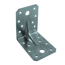 Уголок крепежный 70*70*55*2.0 усил.цинк (100) Нора-М