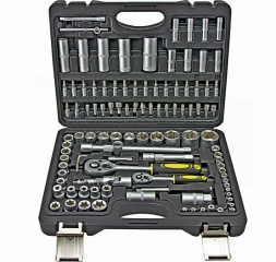 Набор торцевых головок ER-TK4108 1/4"&amp;1/2"DR 6-гранный 108 предметов ТК ЭВРИКА