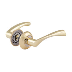 Ручка дверная AL 100А AL золото "Нора-М"