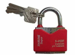 Замок навесной "X-PERT"/MAXIMUS BANARI, (цветной) 40мм (6шт)