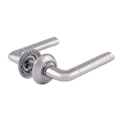 Ручка дверная AL 101А AL хром "Нора-М"