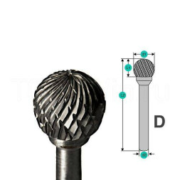 Борфреза твердосплавная DХ1614М08