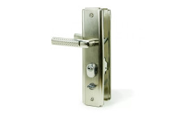 Ручка на планке для китайских дверей С (универсальная,АВТОМАТ, L/R) "Замкофф"