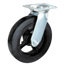 Колесо большегрузное обрезиненное поворотное 200мм SCD 80