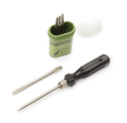 708050 Отвертка цанговая с вставками 5 предм. 110мм (шлиц 6,5,3мм ,РН1,РН2) (10шт)