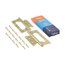 Петля накладная унив. 800-5" FНР-ЕСО СР (хром.покр.) без колп. (125*75*2,5)  "Нора-М"