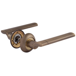Ручка дверная AL 103А AL ст.бронза "Нора-М"