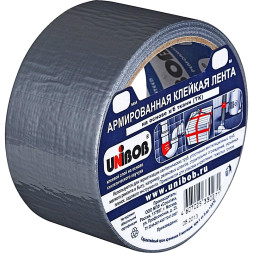Клейкая лента армированая UNIBOB 48мм х50м (серебряная)