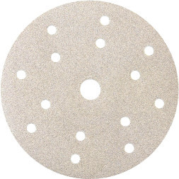 Абразивный круг SMIRDEX 510 White, D=150мм Р400 15 отверстий