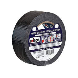 Клейкая лента армированая UNIBOB 48мм х10м (черная)