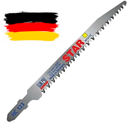 Пилка WILPU HC 123 STAR 5шт/уп.(ан.Т-234Х) для дерева до 60мм и пластмассы (быстрый чистый рез)