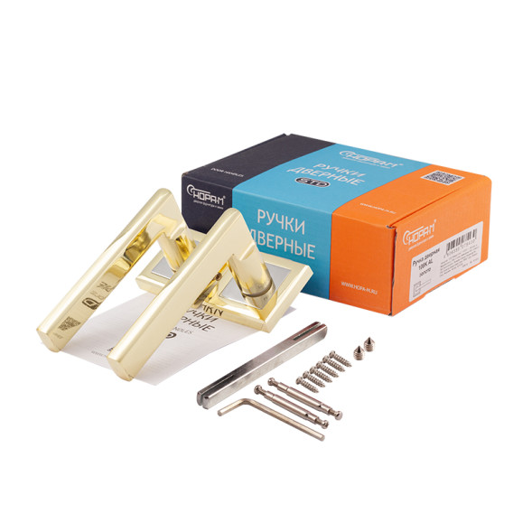 Ручка дверная AL 108К AL золото "Нора-М"