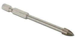 Сверло по керамике и стеклу 8 мм.(квадро) QF TOOLS с шестигранным хвостовиком (+8 хв)