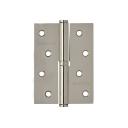 Петля сталь 750-4" (хром.покр.)левая (100*75*2,7) №2  "Нора-М"