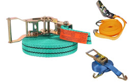 К-т багажных ремней с автоматич. пряжкой  3т*6м 28мм (узкий)