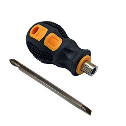 Отвертка переставная обрезиненная удлиненная