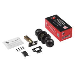 Защелка м/к (фикс.) ЗШ-03 I(черный) SPARUS НОРА-М