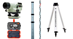 КОМПЛЕКТ Нивелир оптический ADA Basis с поверкой + Рейка нивелирная телескопическая ADA STAFF 3 + Шт