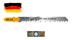 Пилка WILPU HC 14 2шт/уп.(ан.Т-101D) для дерева до 45мм и пластмассы (чистый рез)
