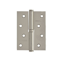 Петля сталь 750-4" (хром.покр.)правая (100*75*2,5) №2  "Нора-М"