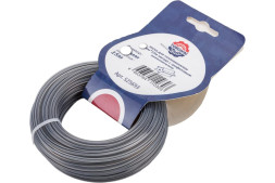 Леска для газонокосилки серебро 4.0мм*6м звезда с графитовым наполнителем СЕБ