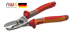 Кабелерез NWS,Cu Al (D25мм,сеч.70мм2) диэлектр. 1000В VDE покрытие Crom, рукоятки SoftGripp 3K