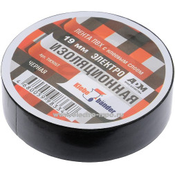 Изолента ПВХ 19ммх20м черная Klebebander (8шт)