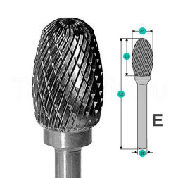 Борфреза твердосплавная EХ1220М08
