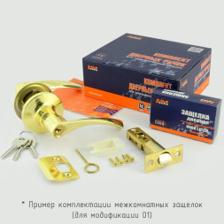 Защелка м/к  ЗВ1-05 (зол.)  "Нора-М"